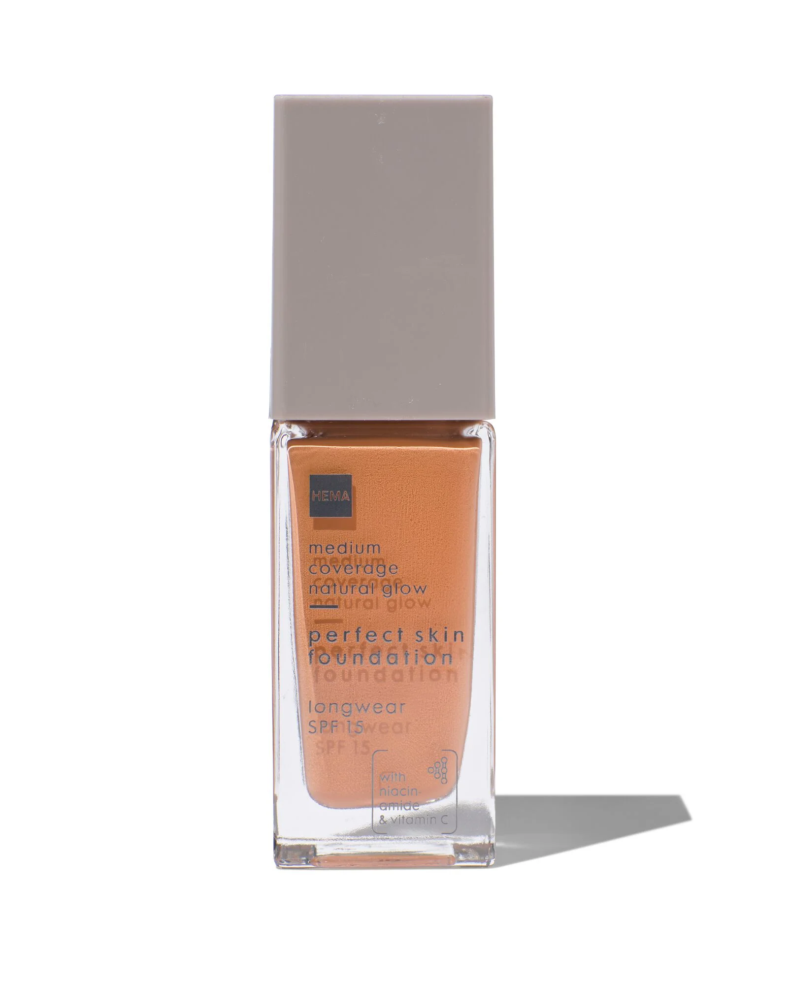 HEMA HEMA Perfect Skin Foundation SPF15 10 Amber Beige (beige)