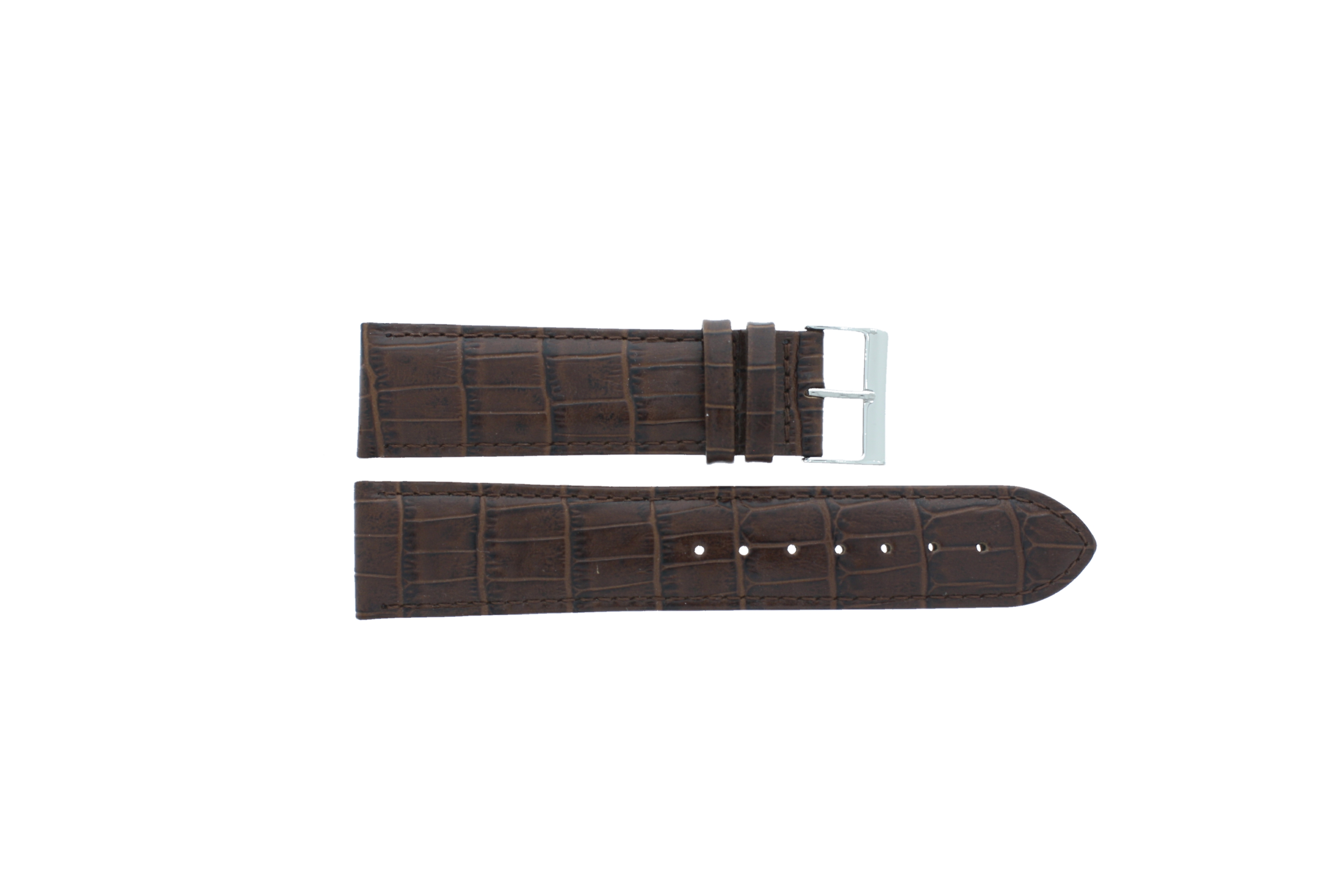 Horlogeband Universeel I035XL Leder Cognac 24mm