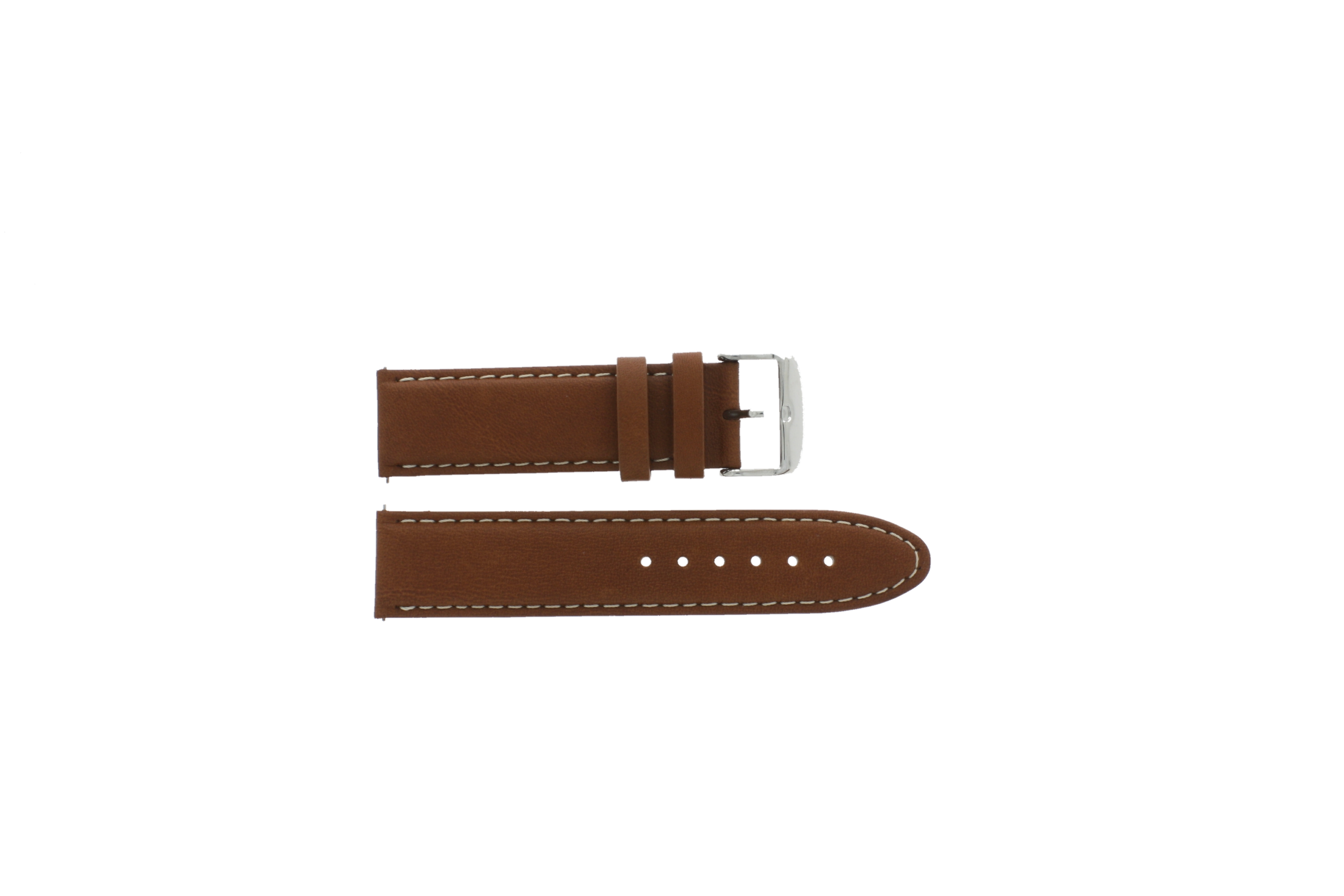 Horlogeband Universeel H426 Leder Cognac 22mm