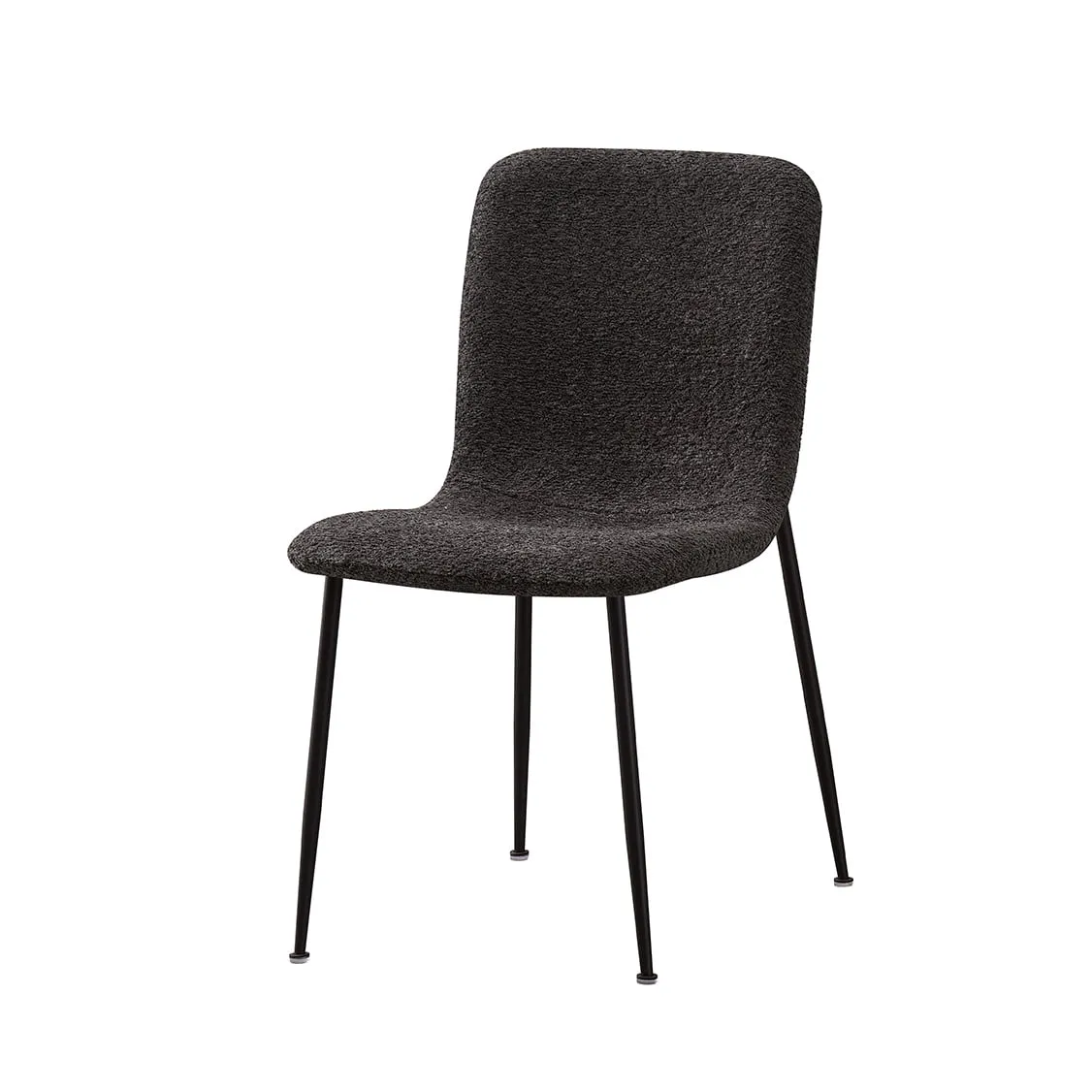 Stoel James Bouclé Grijs - Set van 2