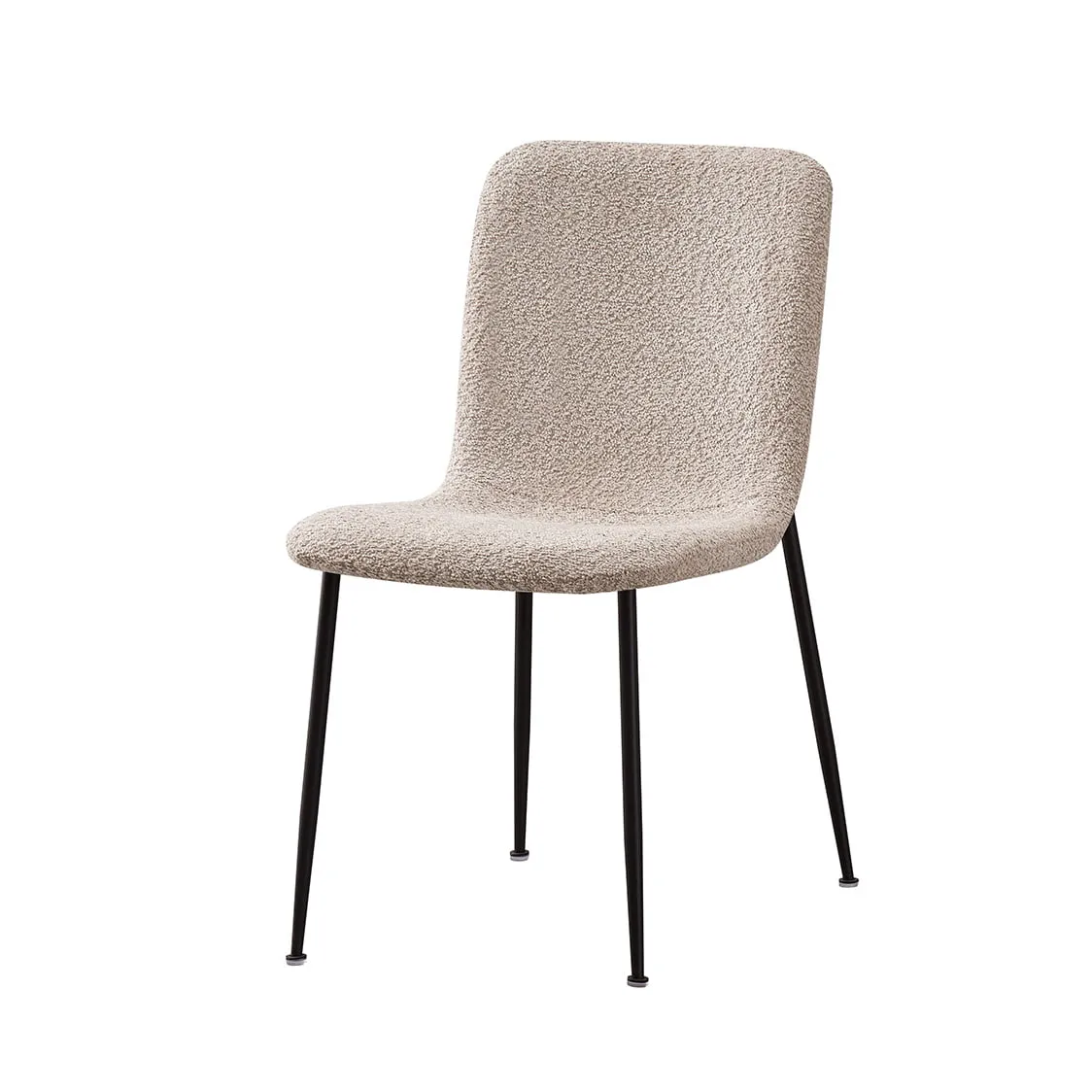 Stoel James Bouclé Beige - Set van 2