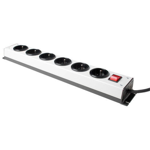 Kaiser 1016K ZL6I-SW PDU Stekkerdoos Belgisch 6x Type E-Sockets