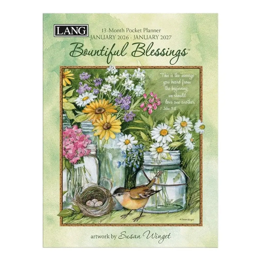 Bountiful Blessings Pocket Agenda 2026