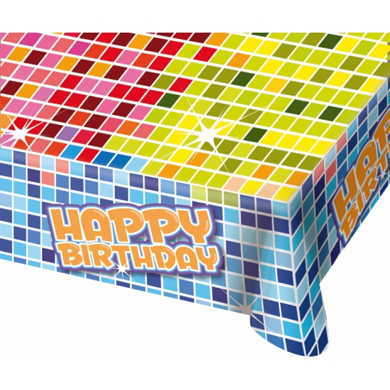 Tafelkleed voor verjaardag 130x80 cm