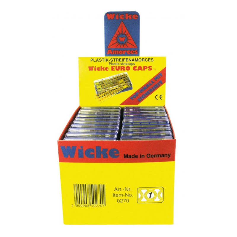 Wicke Ammorces knalpatronen strip - 100x plaffertjes