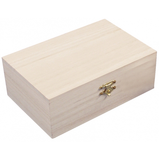 Rayher hobby Houten kistje - sluiting en deksel - 15 x 10 x 5 cm