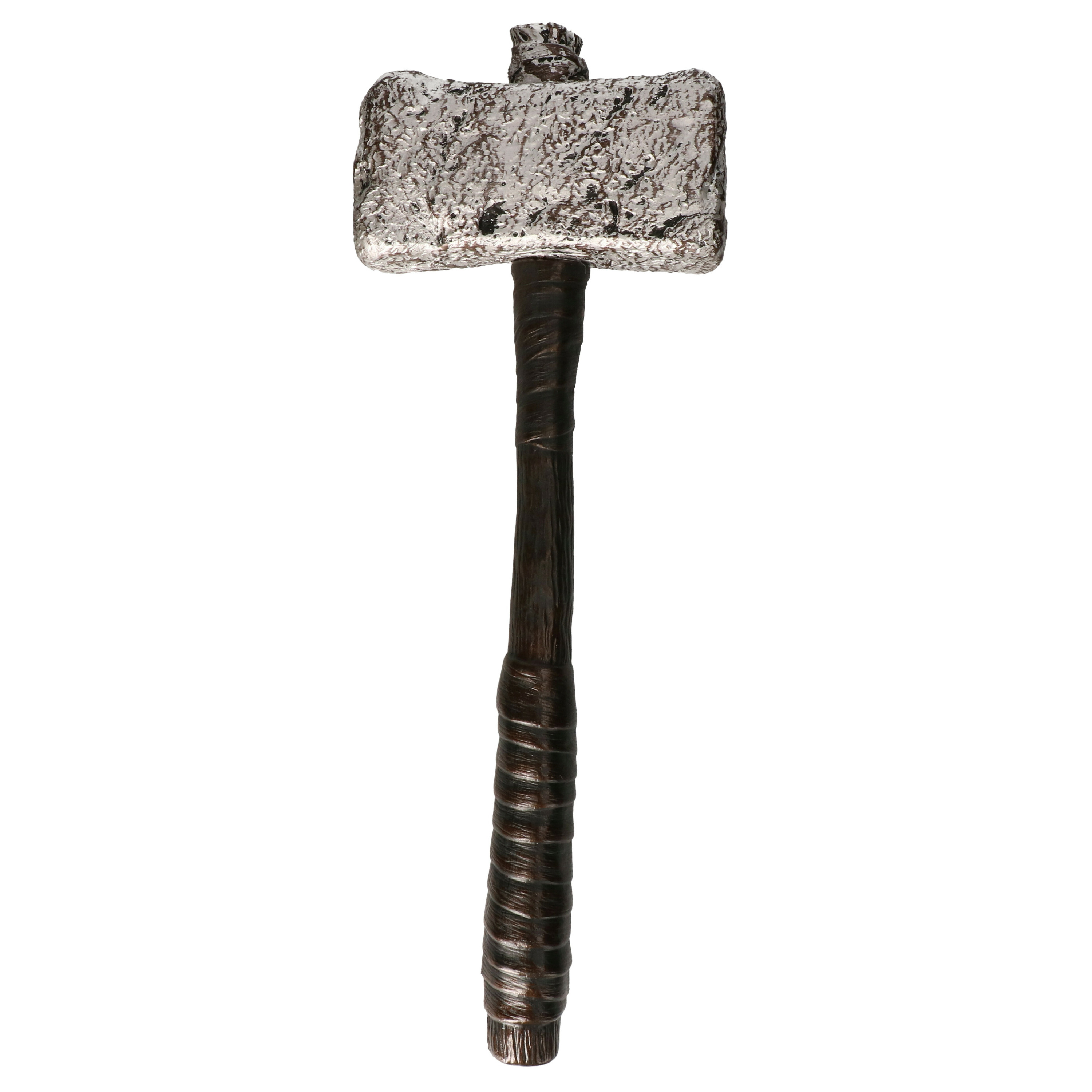 Antieke carnaval verkleed hamer - Wapens/gereedschap - plastic - 63 cm