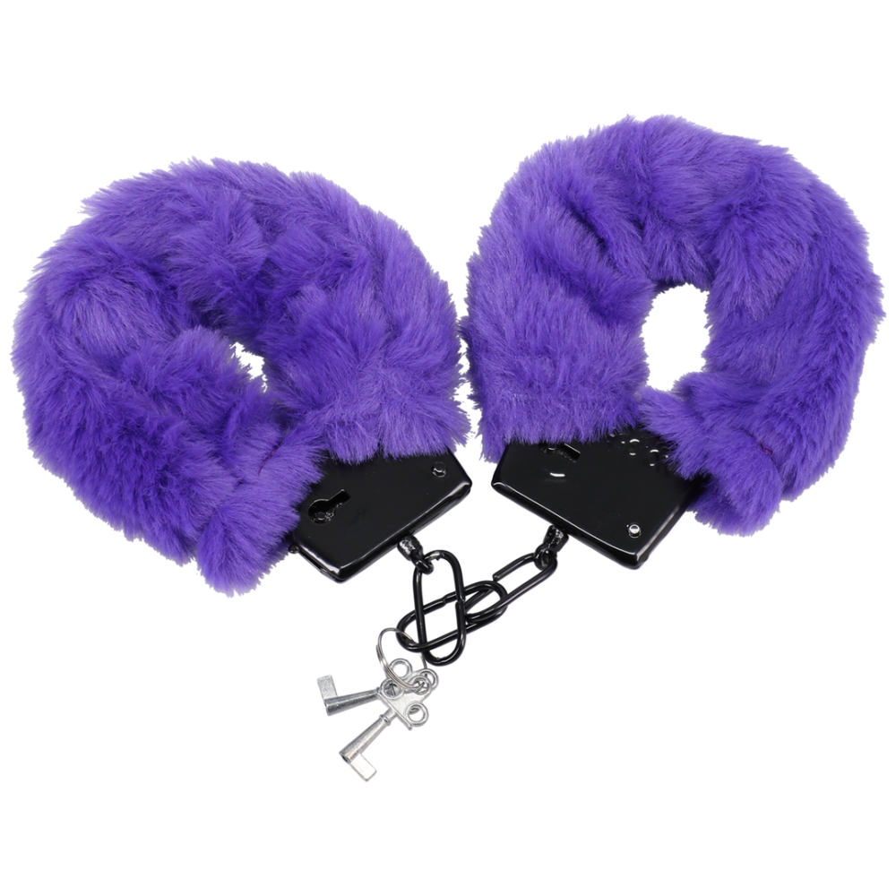Doc Johnson Fluff Cuffs - Paars