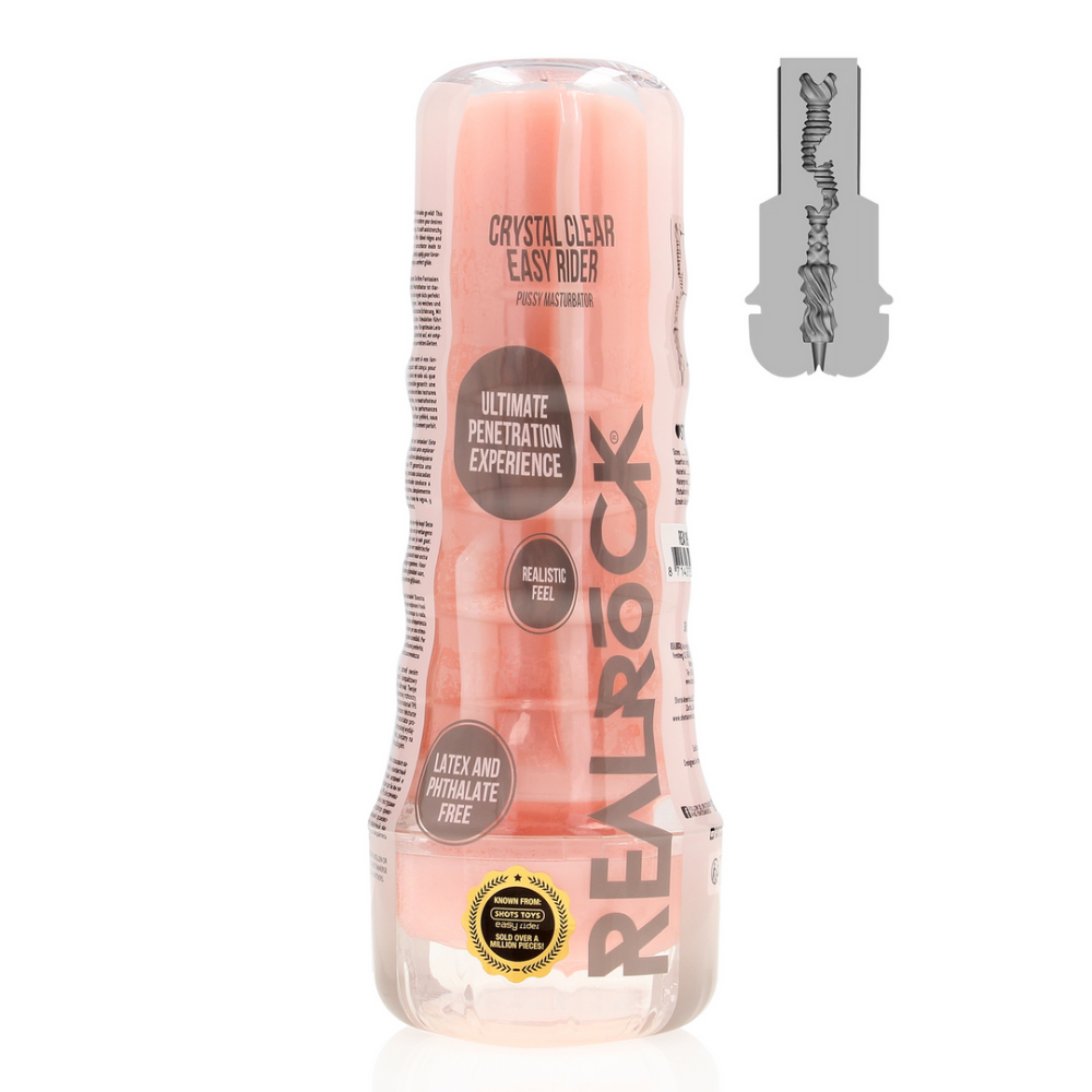 RealRock by Shots Easy Rider - Pussy Masturbator - Flesh