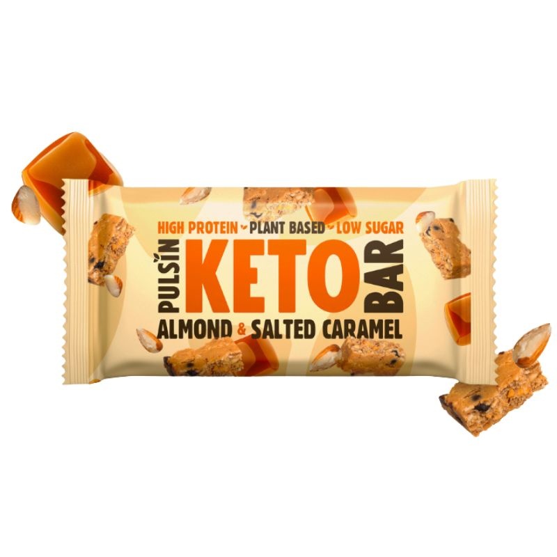 Pulsin Almond & Salted Caramel Keto Bar (50 gr)