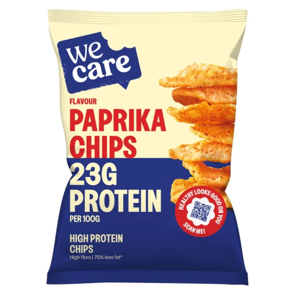 WeCare High Protein Chips Paprika (25 gr)
