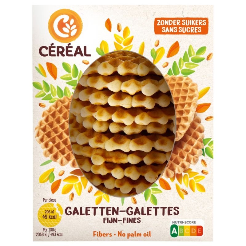 Céréal Suikervrije Fijne Galetten (150 gr)
