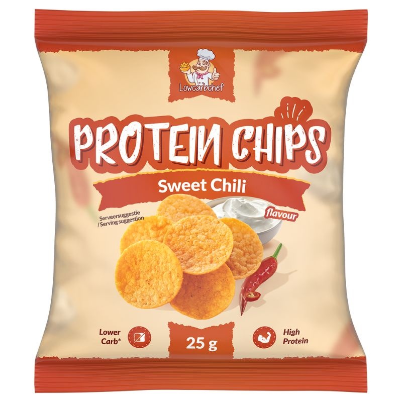 Lowcarbchef Protein Chips - Sweet Chili (25 gr)