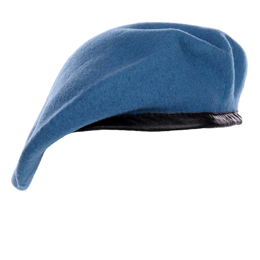 Fostex Soldaten baret - VN blauw - volwassenen - katoen - leger 59 cm -