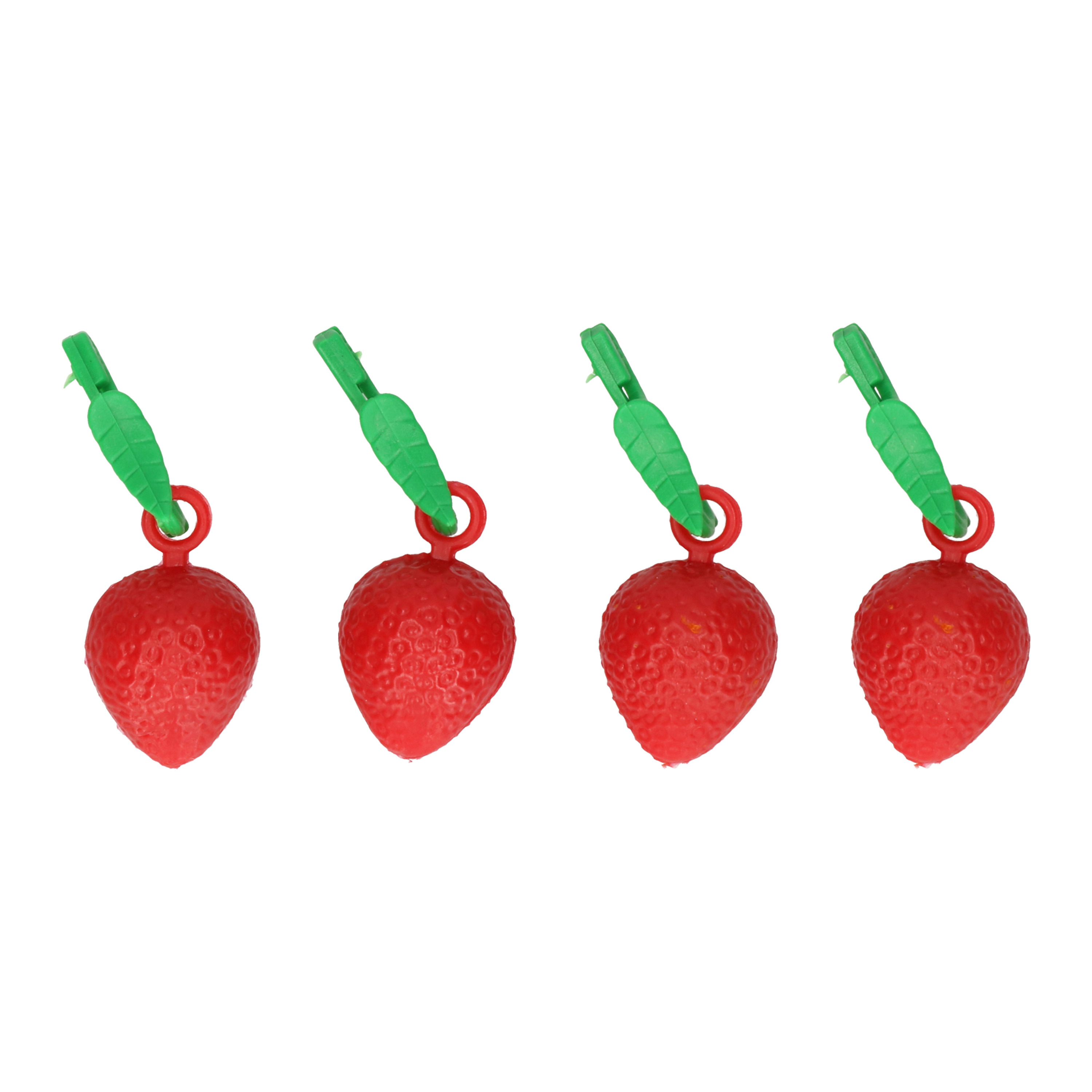 Tafelkleed klemmen - 4x stuks - aarbeiden - kunststof - 5 x 6 cm