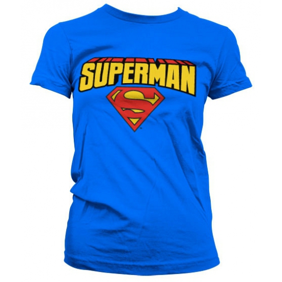 Superman verkleed T-shirt dames 2XL -