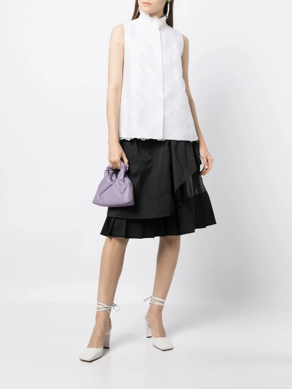 SHIATZY CHEN Mouwloze blouse - Wit