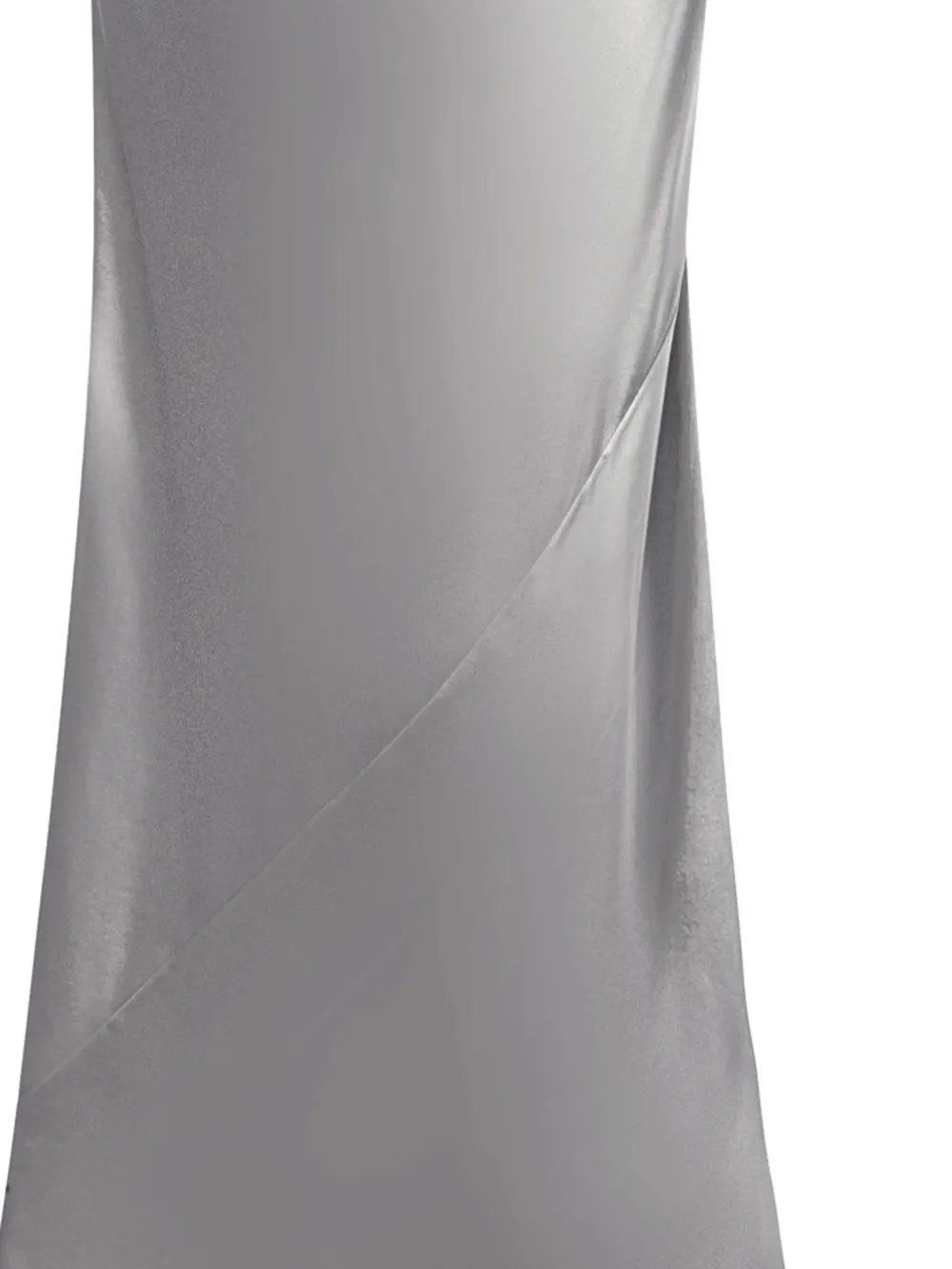 Alejandra Alonso Rojas Avondjurk met strikdetail - Zilver