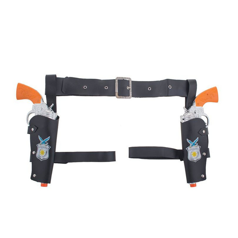 Verkleed speelgoed cowboys holster - met 2 revolvers/pistolen - voor kinderen