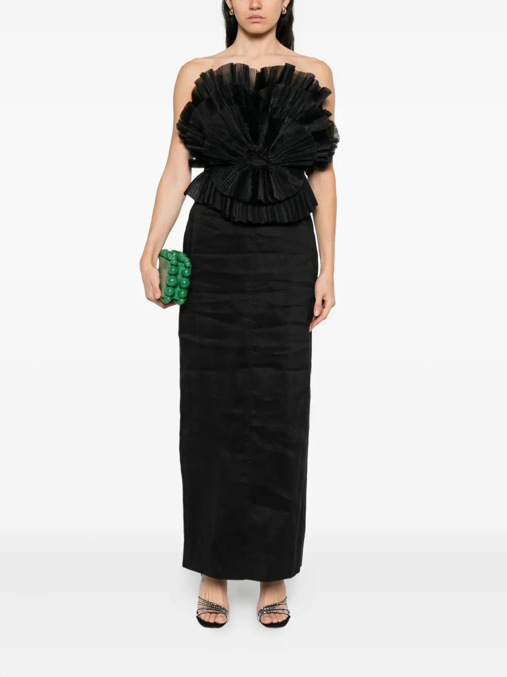 Aje Kira midi-jurk - Zwart