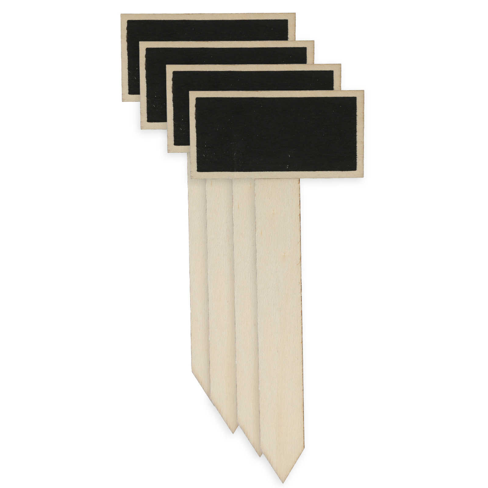 Cepewa Plantenstekers - 4x stuks - plantenlabels krijtbordjes - 21 cm
