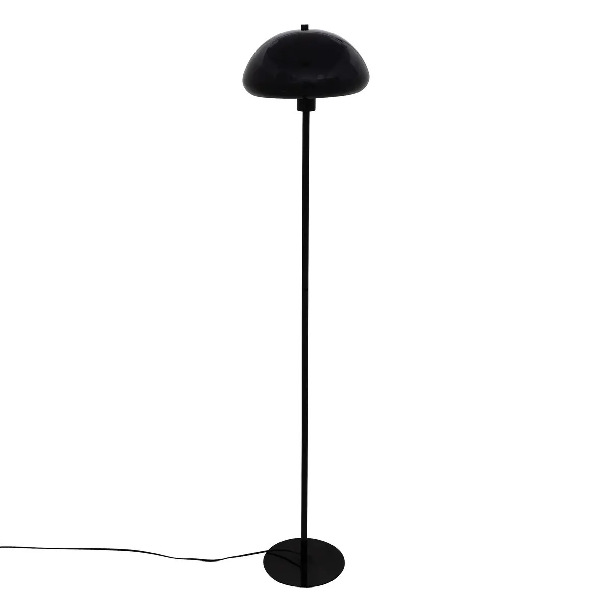 Atmosphera Vloerlamp Savio - metaal - zwart - H140 cm - Designlamp