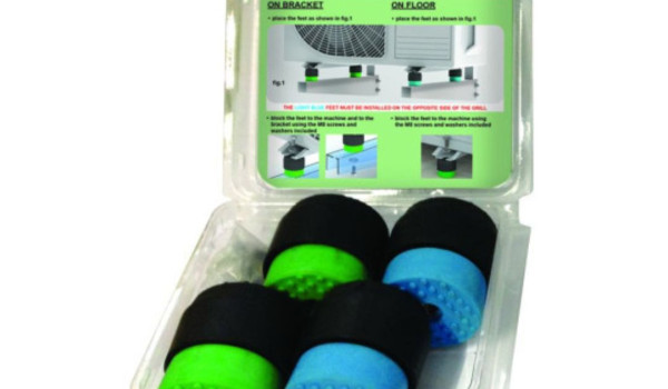 Trillingdemperset groen (set 4 stuks) tot 55 kg