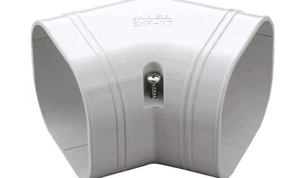 Inaba Denko SKF-100-W vlakke bocht 45 °C wit