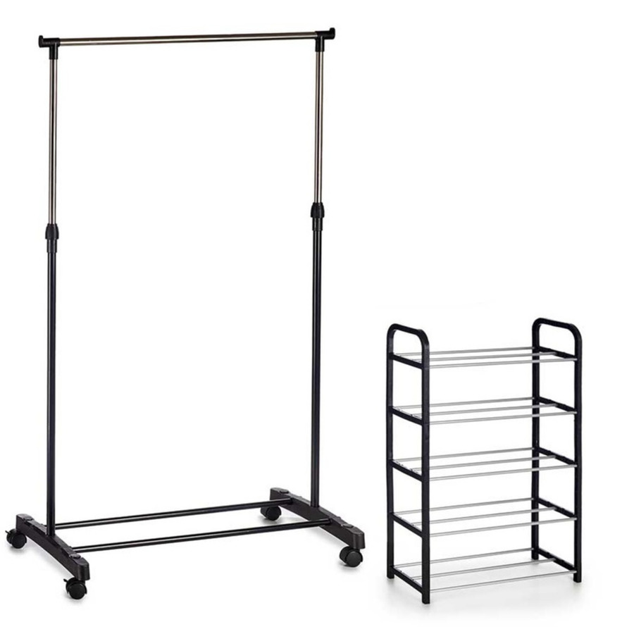 Arte Kledingrek - met bijpassend schoenenrekje - 80 x 43 x 160 cm