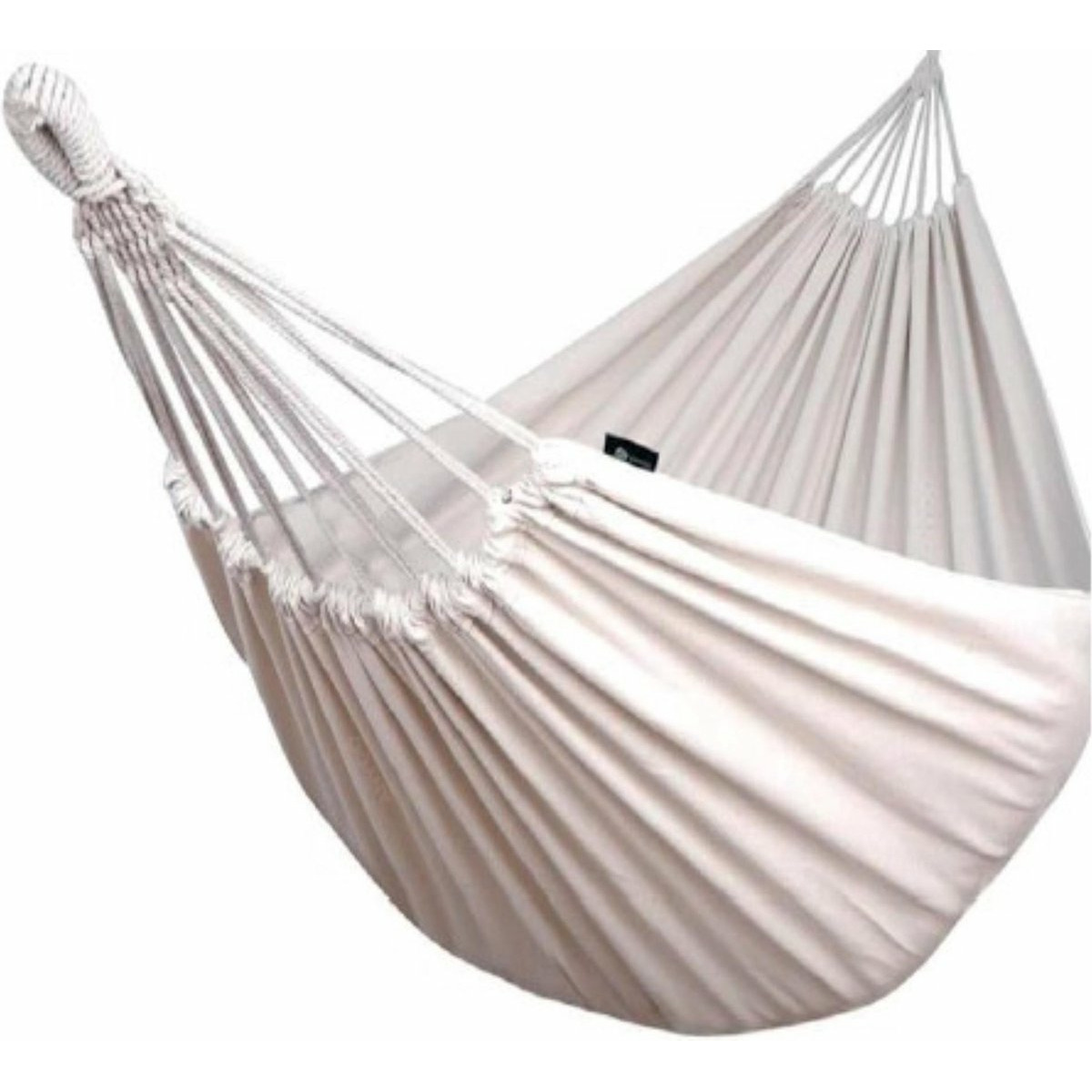Benson Hangmat - creme wit - 200 x 100 cm - met opbergtas - hangmatten