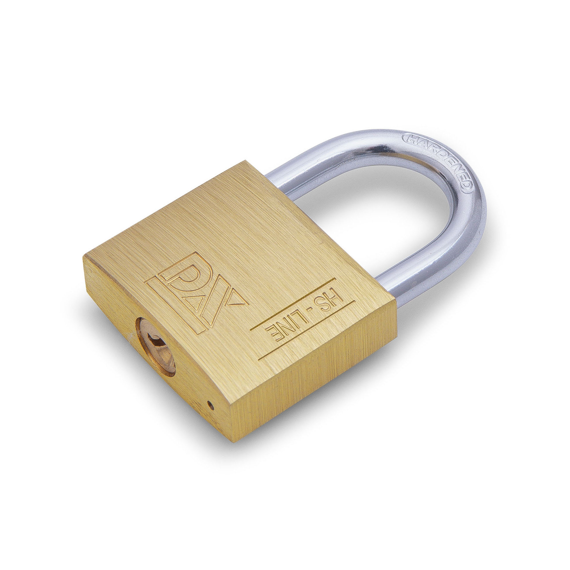 Dulimex Hangslot met 2 sleutels - 30 mm - messing - kofferslot