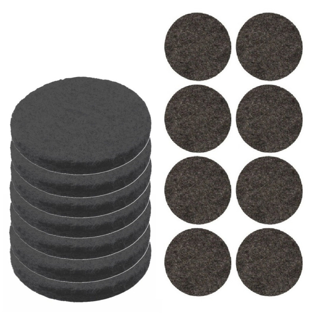 FX Tools Meubelviltjes/antislip vilt - zwart - 100x - 3 formaten