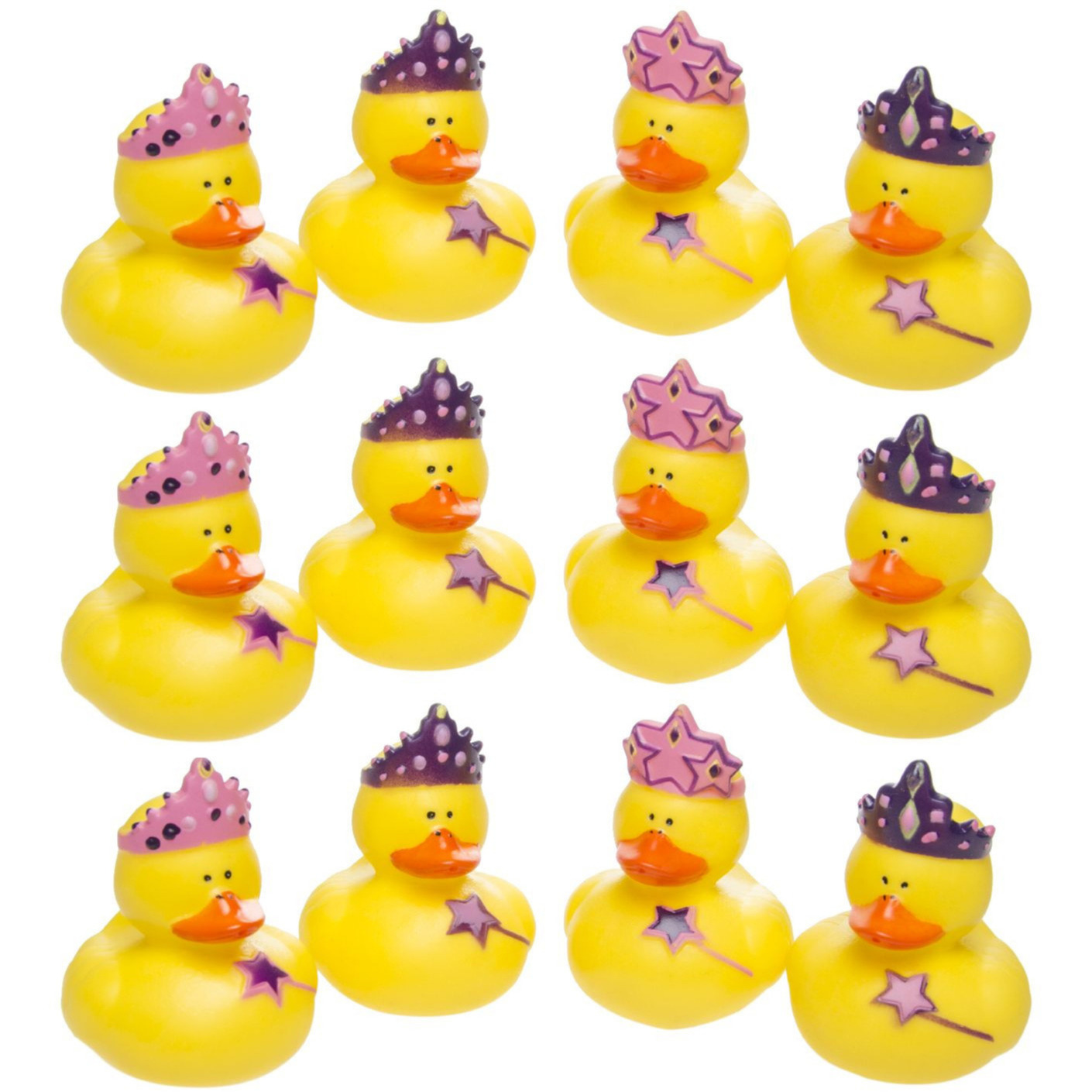 12x Prinsessen badeendjes 5 cm
