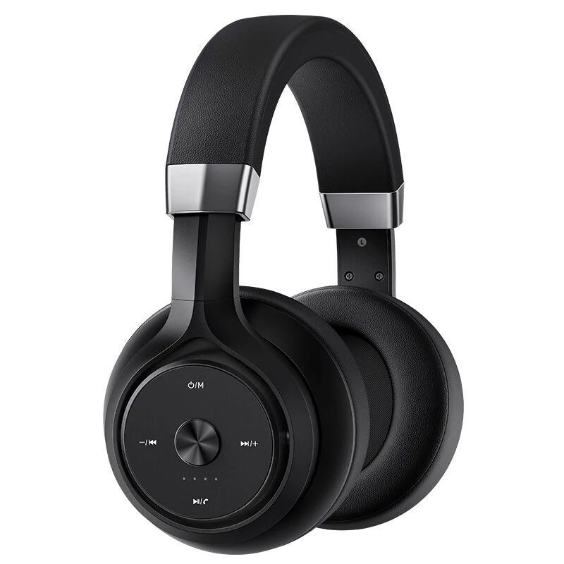 Picun P28X Draadloze Hooftelefoon bluetooth Koptelefoon Dubbele Drivers 60U Speeltijd Lage Latentie Verstelbare Hoofdban