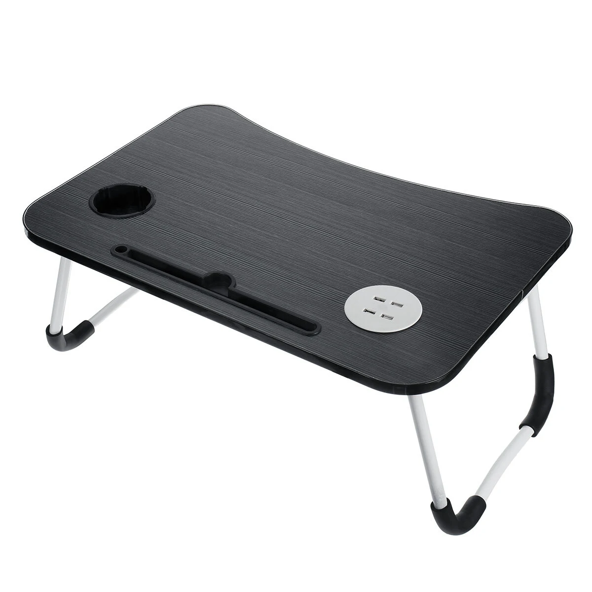 Opvouwbaar Computestudiebureau Draagbaar Notitieboekstudiebureau voor Studenten met Lade, Ventilator en LED-licht USB-in