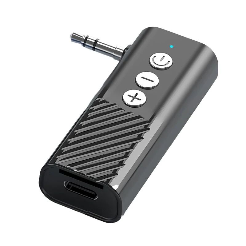 D28 3 in 1 bluetooth Zender Ontvanger 3.5mm Audio AUX-adapter Ondersteunt TF-kaart Handsfree bellen voor Autospeaker