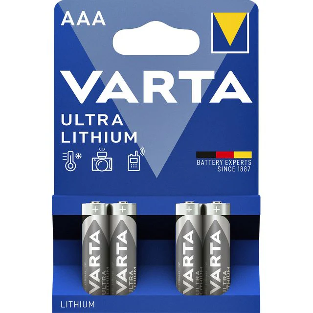Varta AAA lithium 4x