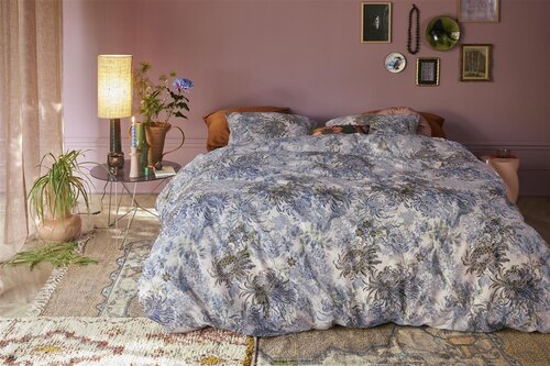 At home by Beddinghouse Dekbedovertrek Full of Beauty Blue Green