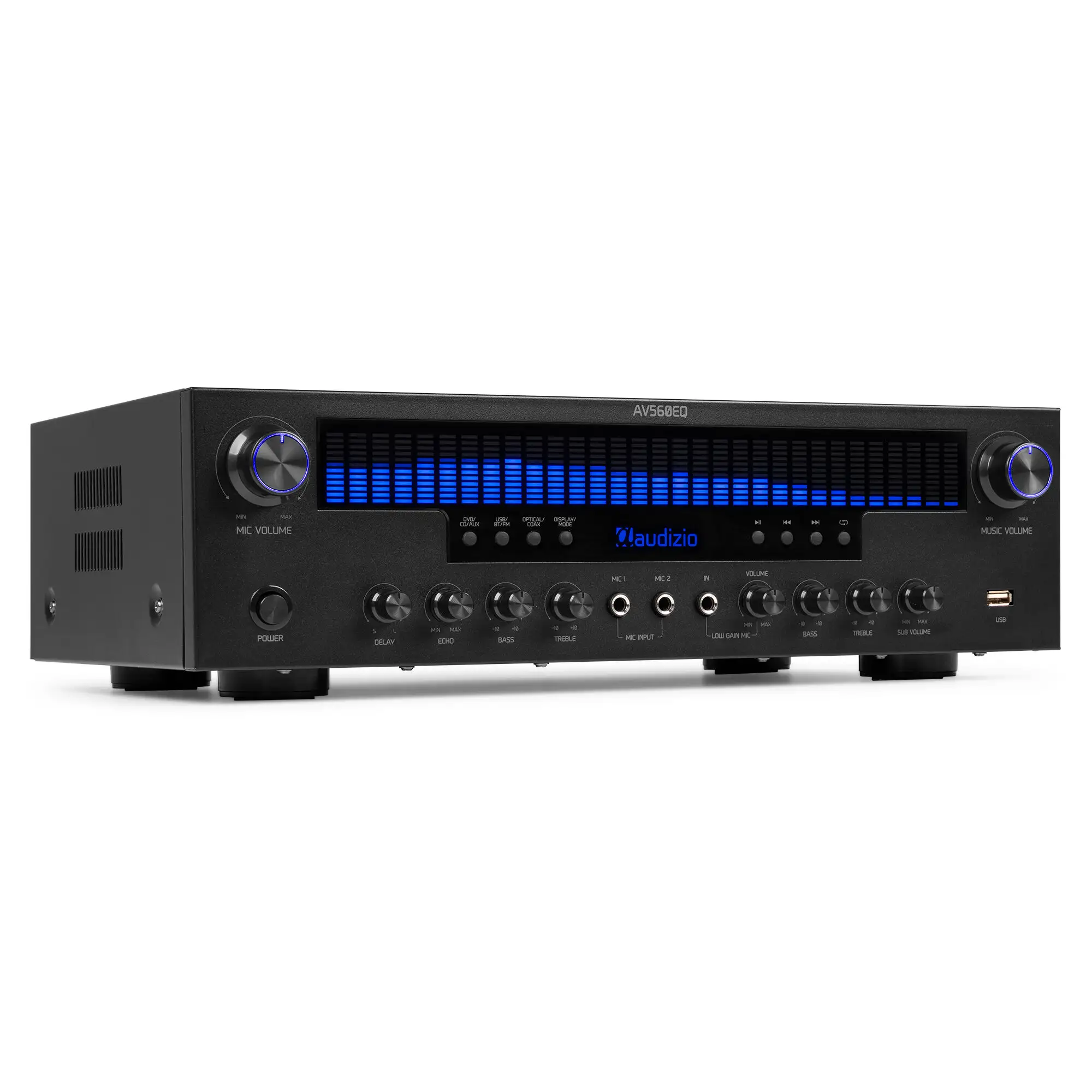 Retourdeal - Audizio AV560EQ 5.1 versterker - Surround versterker met