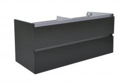 Wiesbaden Vision onderkast dubbel+ 4 laden 120x46 hoogglans grijs