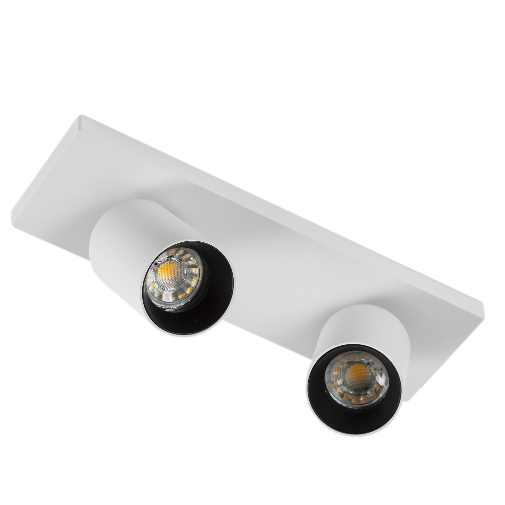 Mila 2 Opbouwspot Wit/Zwart met Smart RGB LED