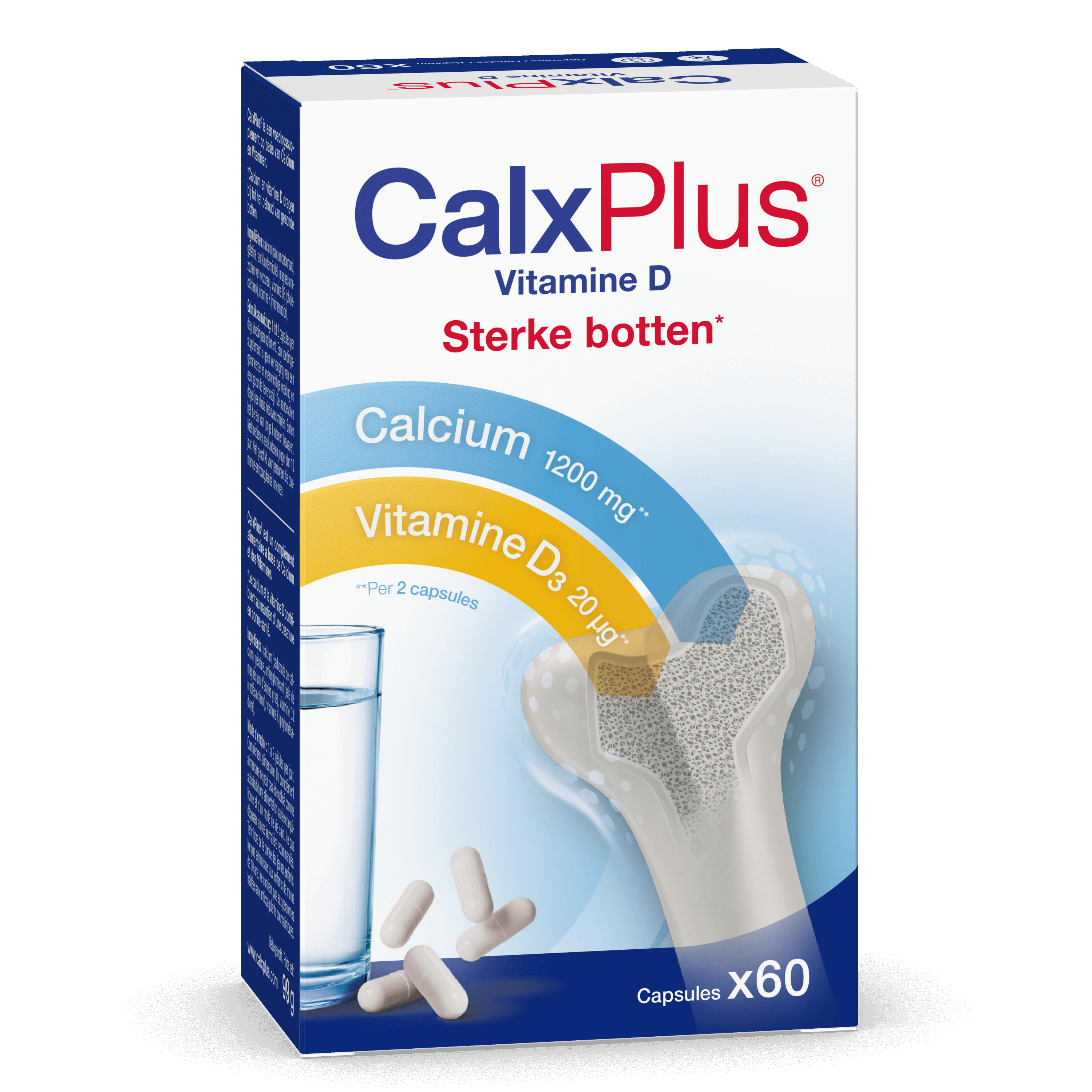 CalxPlus Vitamine D 60 Capsules