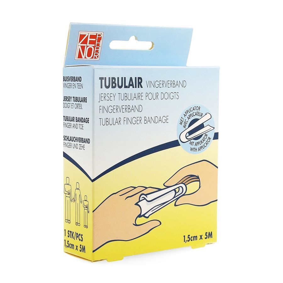 Tubegauz 1,5cmx5m + Applicator Plastic Zeno