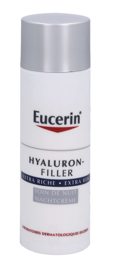 Eucerin Hyaluron-Filler Extra Rijk Nachtcrème Anti-Age en Rimpels Zeer Droge Huid 50ml