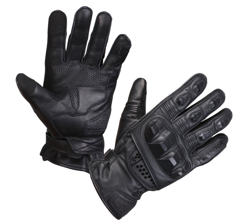 MODEKA Valyant, Race motorhandschoenen, Zwart