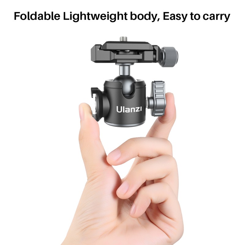 Ulanzi U-80L Arca Swiss Statiefkop met balhoofd & cold shoe