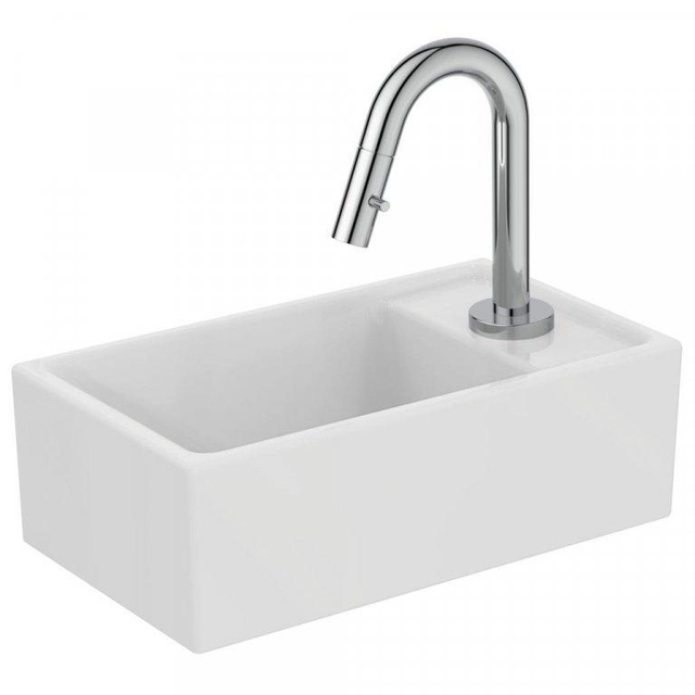 Ideal Standard Tempo fonteinset keramiek 37x21cm kraangat rechts wit e2129aa