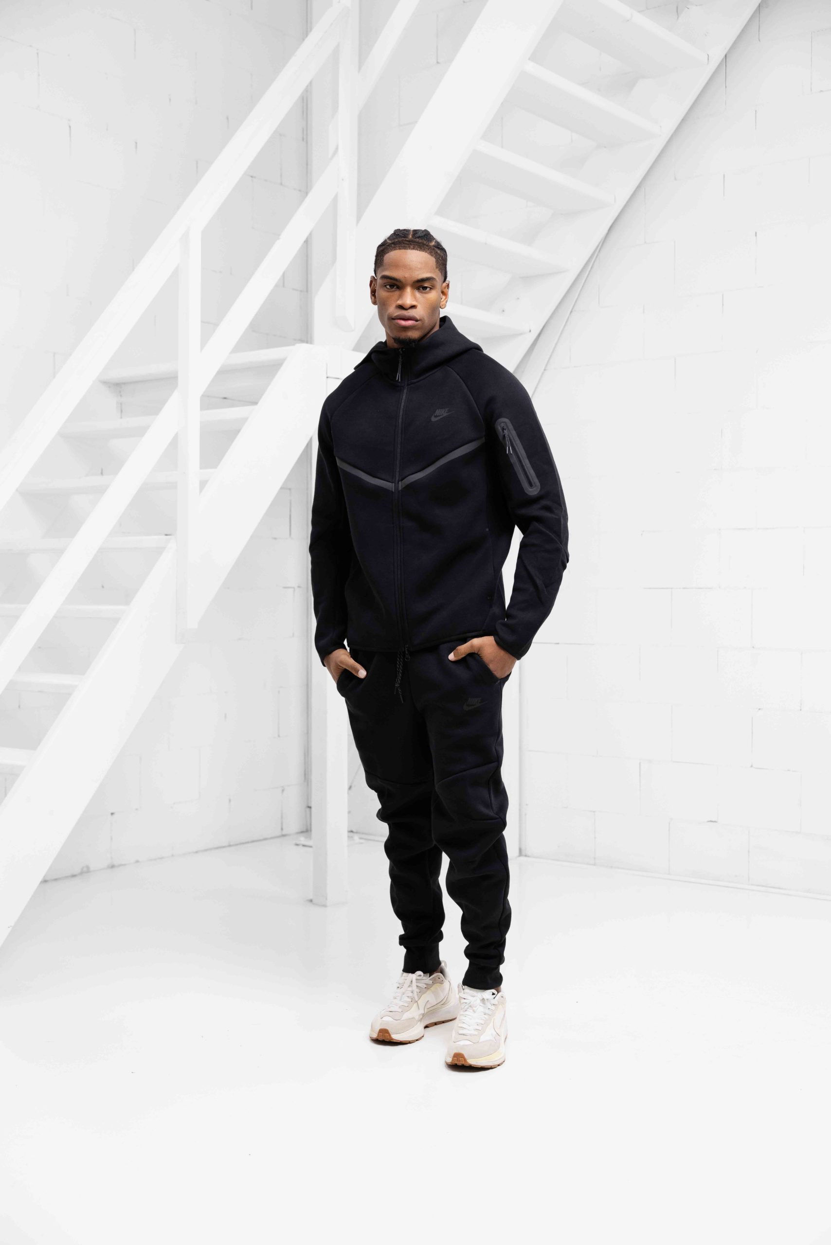 Nike Tech Fleece Trainingsjack Heren Zwart - Maat XL - Kleur: Zwart | Soccerfanshop