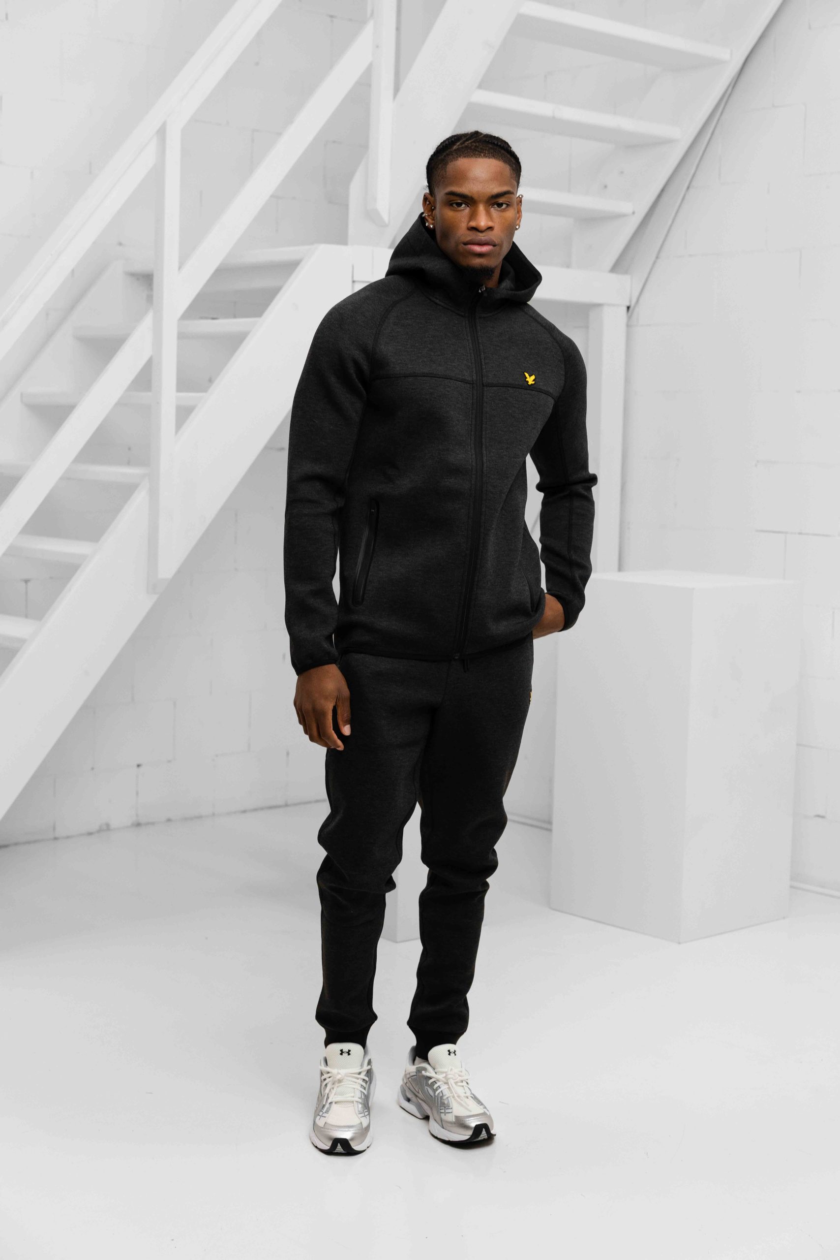 Lyle & Scott Neoprene Trainingspak Heren Zwart - Maat XL - Kleur: Zwart | Soccerfanshop