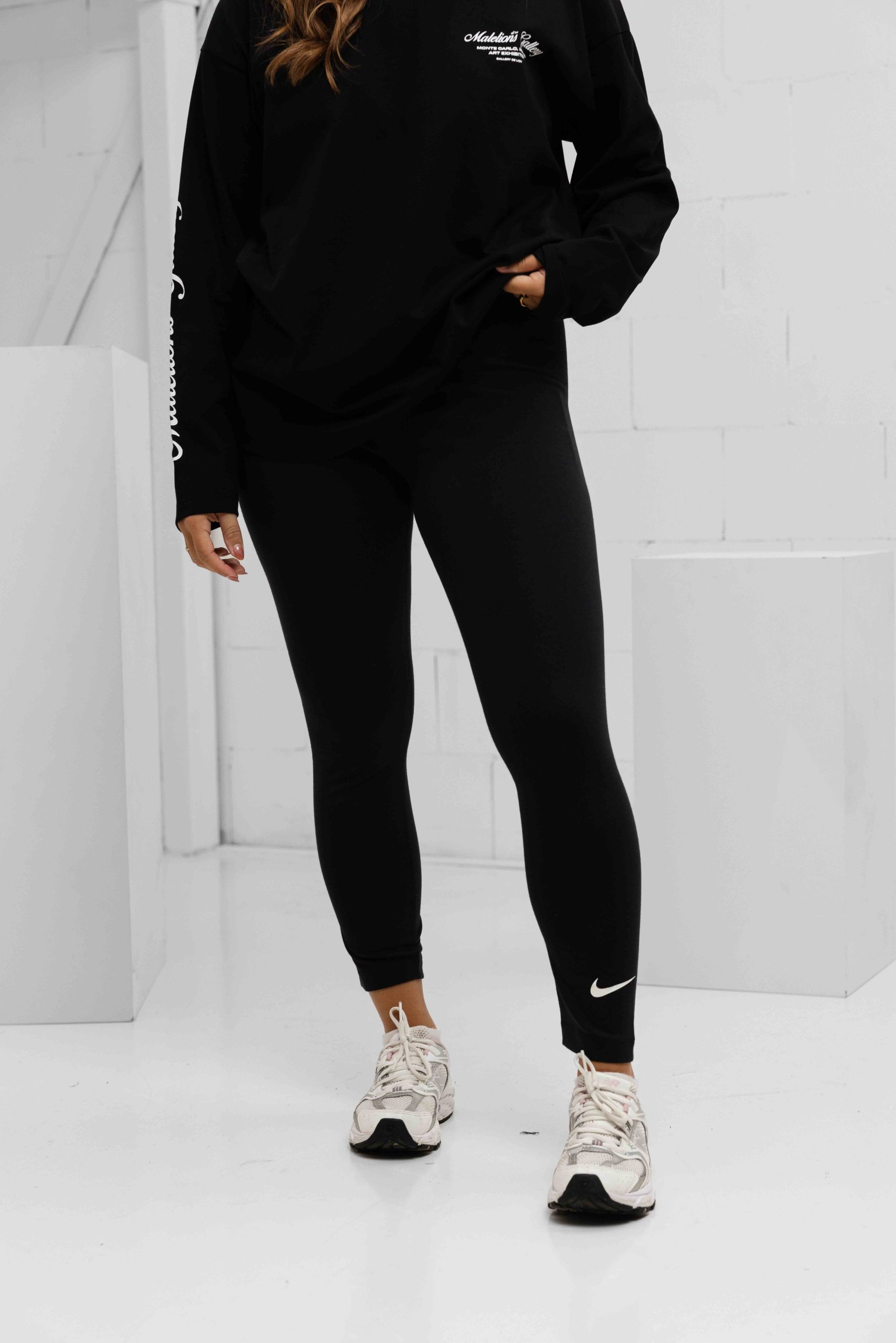 Nike NSW Classic Legging Dames Zwart - Maat XS - Kleur: Zwart | Soccerfanshop